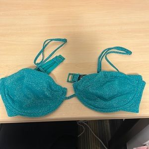 Triangl bikini green sparkle